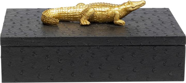 Image du produit Kare Design Box Crocodile Schwarz (2/Set)
