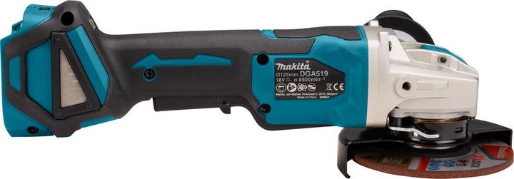 Actual product image Makita DGA519ZJ Cordless Angle Grinder (125 mm)