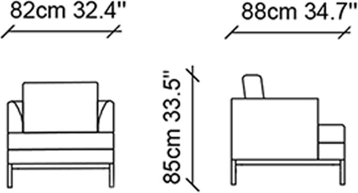 Produktbild Atelier del Sofa Case (1-Sitzer)