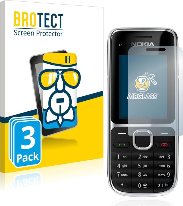 Immagine prodotto BROTECT AirGlass Vetro (3 Pezzo/i, Nokia C2)