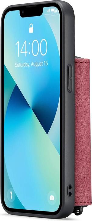 Actual product image Cover-Discount iPhone 14 Plus - Case with Credit Cards Case red (Apple iPhone 14 Plus)