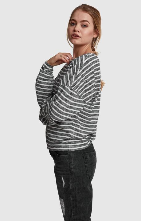 Actual product image Urban Classics Ladies Oversize Stripe Pullover (M)