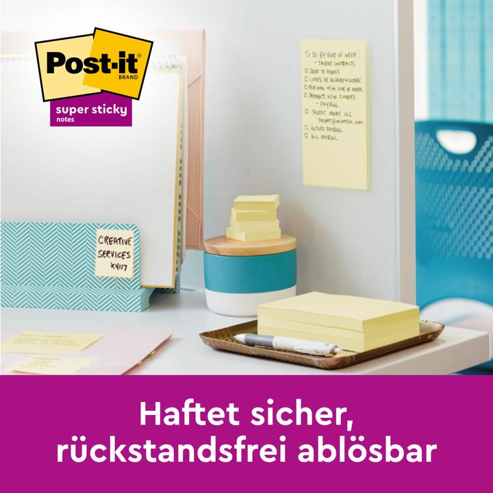 Actual product image Post-it Super Sticky Sticky Notes Recycling