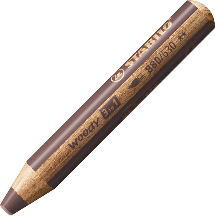 Image du produit STABILO woody 3 en 1 crayon de couleur (Marron, 1 x)