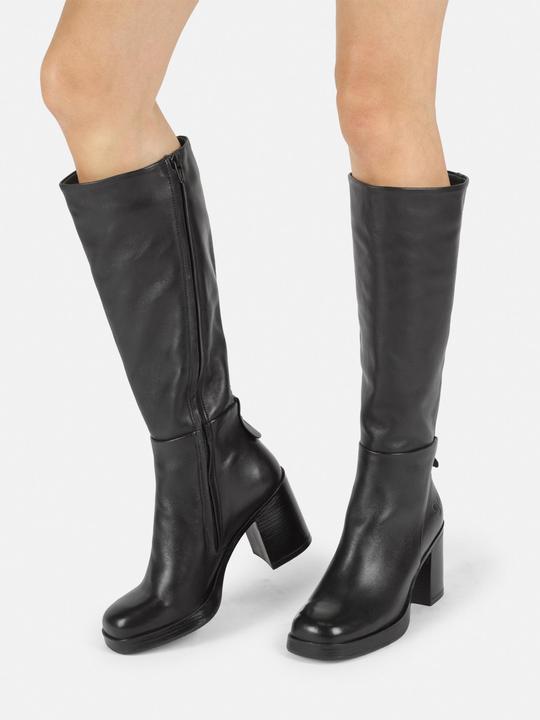 Actual product image Felmini VALERIA D577, the heeled boot by, is made from rich cognac-coloured leather and (40)