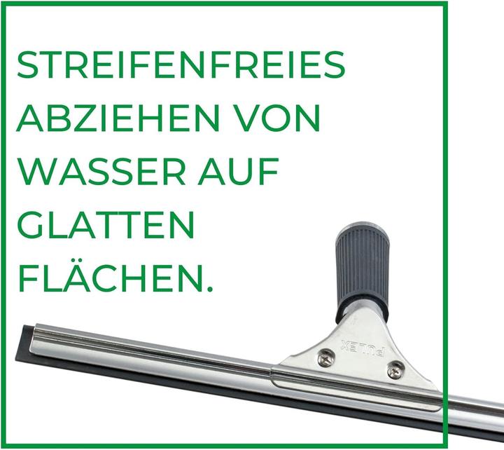 Produktbild Novaliv Sparset Fensterabzieher Profi 25 cm + 35 cm Fensterreiniger Edelstahl mit auswechselbaren Gu (1 Stk.)