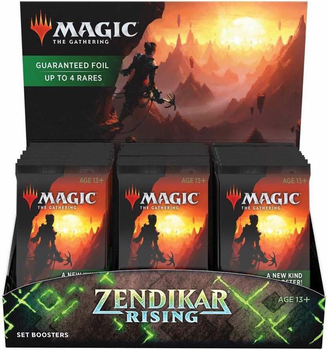 Image du produit Magic the Gathering Zendikar Rising - Set Booster Display EN (Anglais, Affichage du booster)