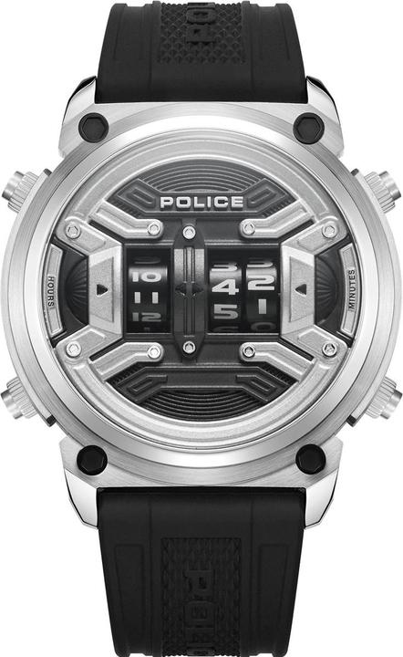 Police Rotor (Digitaluhr, Analoguhr, 50 mm)