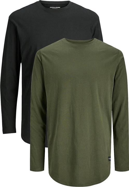 Produktbild Jack & Jones 2er Pack Jjenoa Langarmshirt (L)