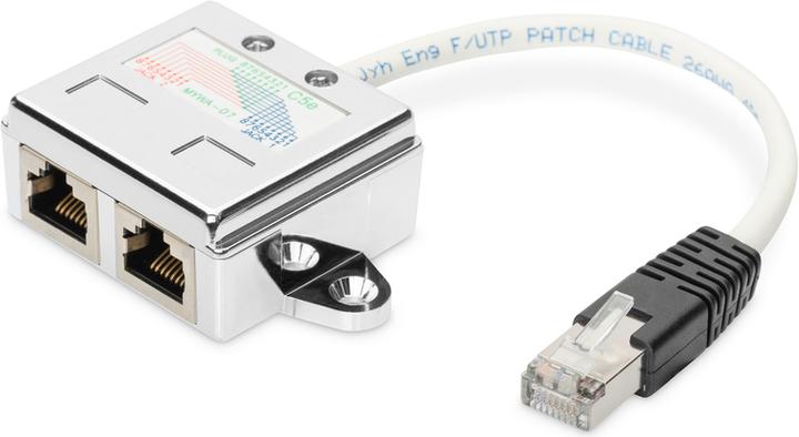 Actual product image Digitus Patch Cable Adapter, CAT 5e, shielded - 1:1 (RJ45, RJ45 (1x))