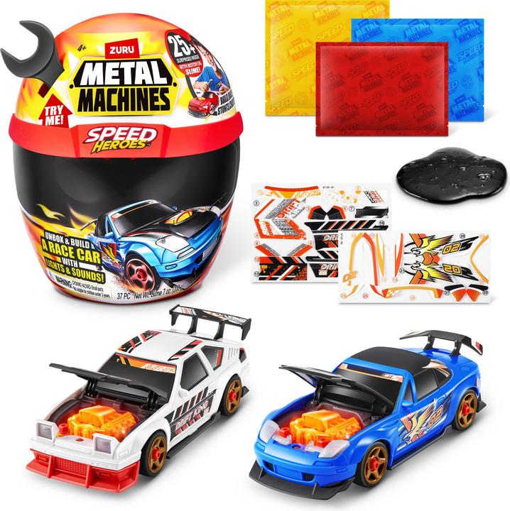 Produktbild Zuru Metall Maschinen Helm Spielset Mit 2 Autos