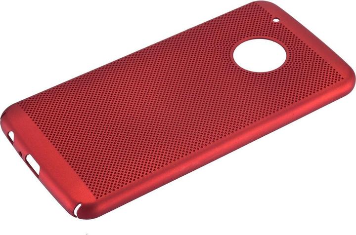 Produktbild König Design Motorola Moto G5 Hard Case Handyhülle Schutzhülle Cover Bumper Schale Rot Matt (Motorola Moto G5)