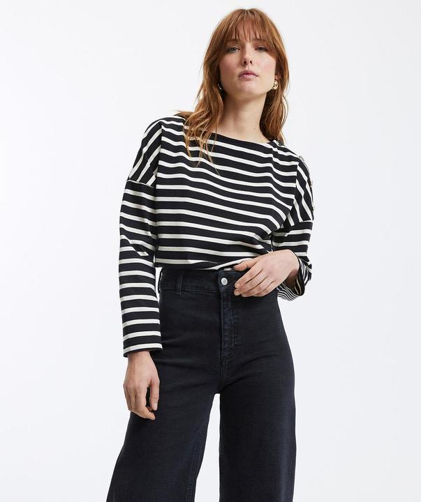 Produktbild La Redoute Collections Ringelshirt Signature AIMIE mit lockerer Schnittform (XS)