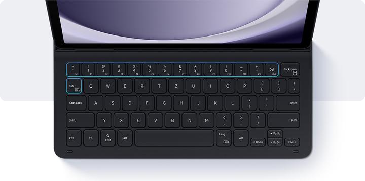Image du produit Samsung Book Cover Keyboard Slim (CH, Galaxy Tab A9+)