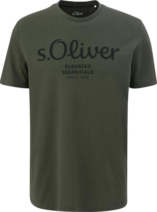 Produktbild S.Oliver T-Shirt Casual Bequem sitzend Logo T-Shirt (XXL)