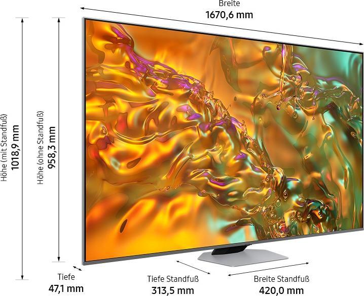 Immagine prodotto Samsung GQ75Q80DATXZG (75", Q80D, QLED, 4K, 2024)