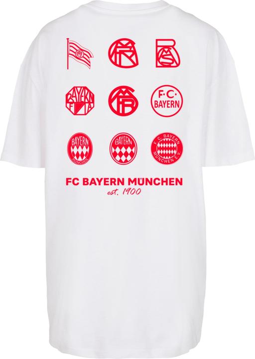 Immagine prodotto FC Bayern München Donna Logo History Red Oversized Boyfriend Tee - 118301 (S)