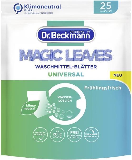 Produktbild Dr. Beckmann Magieblätter, Waschbeschwerden, 25 Stücke (25 Waschgänge, Waschpulver)