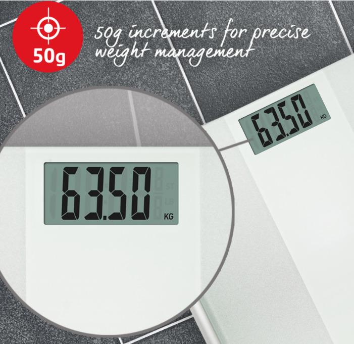 Produktbild Salter 9009 WH3R Ultimate Accuracy Electronic Bathroom Scales white (180 kg)