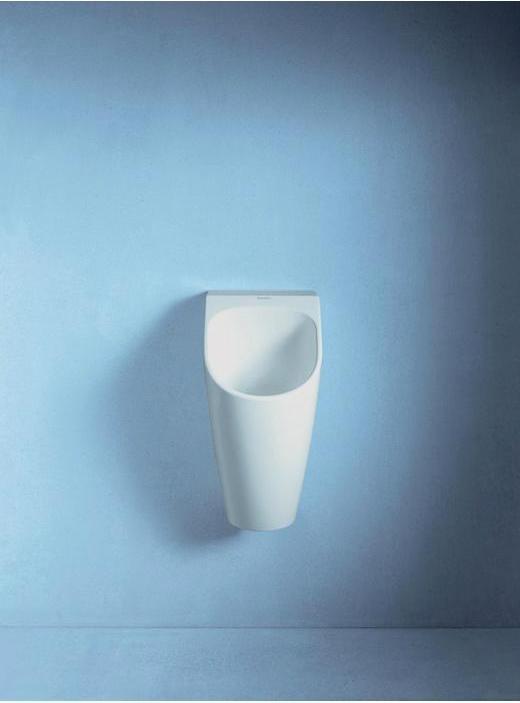Actual product image Duravit Urinal ME by Starck DRY waterless, with fly HygieneGlaze white