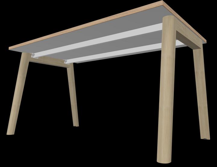 Actual product image Narbutas Nova Wood desk (1400 x 800 x 740 mm)