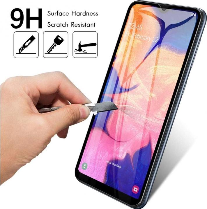 Immagine prodotto Screenguard Samsung Galaxy A10 Pellicola di vetro protettiva a schermo intero 2.5D 9H (1 Pezzo/i, Samsung Galaxy A10)