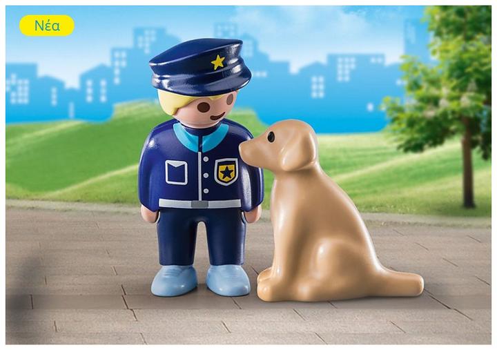 Actual product image Playmobil Policeman with dog (70408, Playmobil 1.2.3)