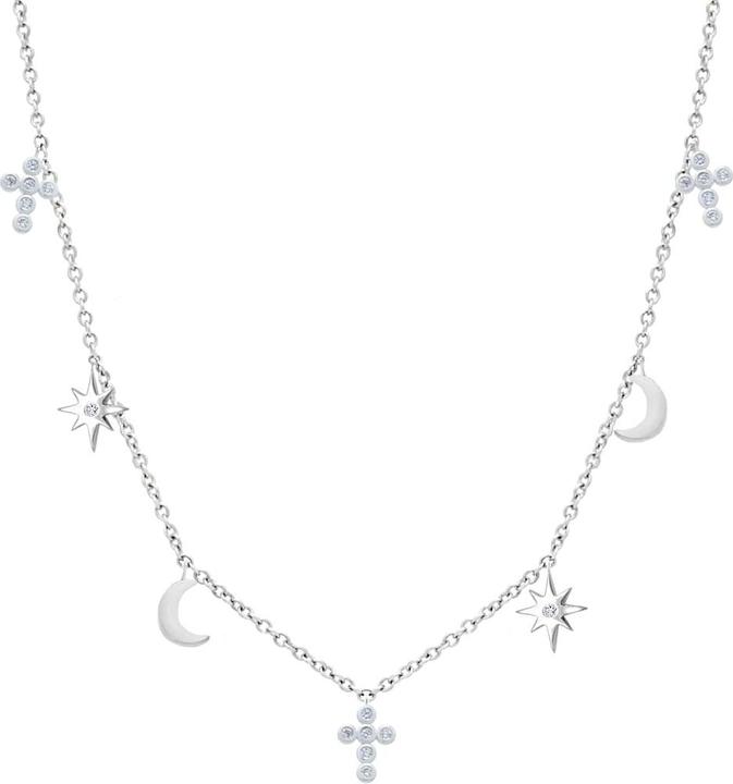 Candy Halskette Adalyn, 925 Sterling Silber (925 Sterling Silber, 925er Sterlingsilber, 38 - 41 cm)