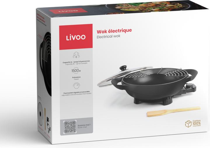 Image du produit Livoo Wok électrique (33 cm, Wok)