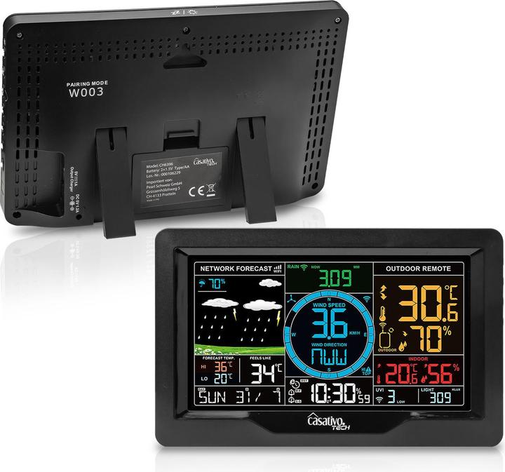Immagine prodotto Casativo Stazione meteo WLAN con display a colori XL