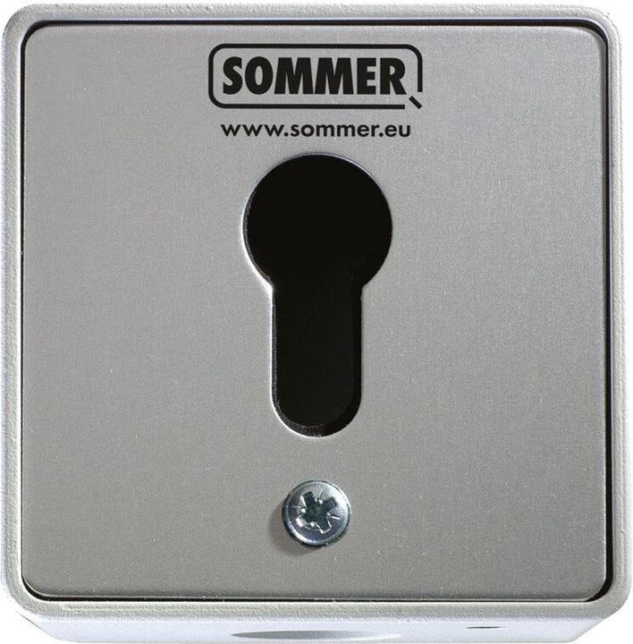 Image du produit Sommer Torantriebe SOM 5010 Bouton-poussoir à glissière pour montage en surface 2 contacts sans cylindre