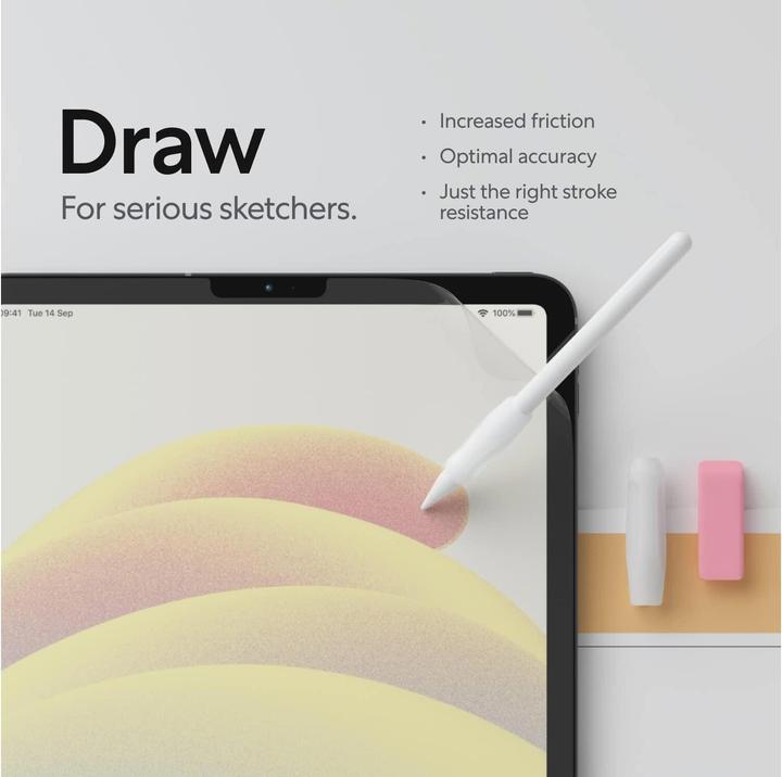 Actual product image Paperlike Screen Protector (2 Piece, iPad Pro 12.9 2020 (4. Gen), iPad Pro 12.9 2018 (3. Gen), IPAD PRO 12.9 2021, iPad Pro 12.9, iPad Pro 12.9 2022 (6th Gen), iPad Pro 12.9 2021 (5th Gen))