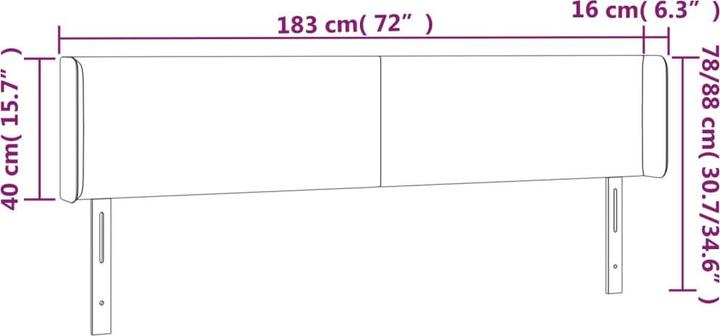 Produktbild VidaXL Ianka (183 x 16 x 88 cm)