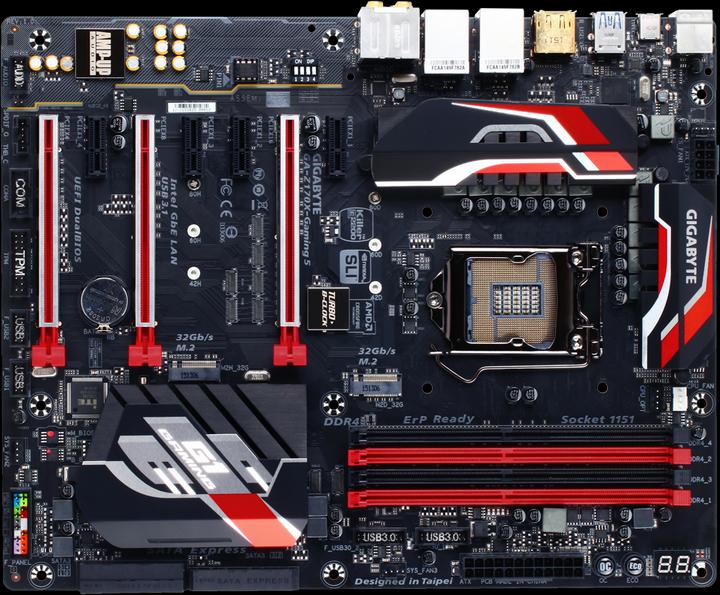 Actual product image Gigabyte Z170X-Gaming 5 (LGA 1151, Intel Z170, ATX)