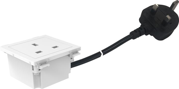 Produktbild Vision TC3 PWRUK - Typ G (BS 1363) - Weiss - Kunststoff - 160 mm - 160 mm - 65 mm (Netzwerk Zubehör)
