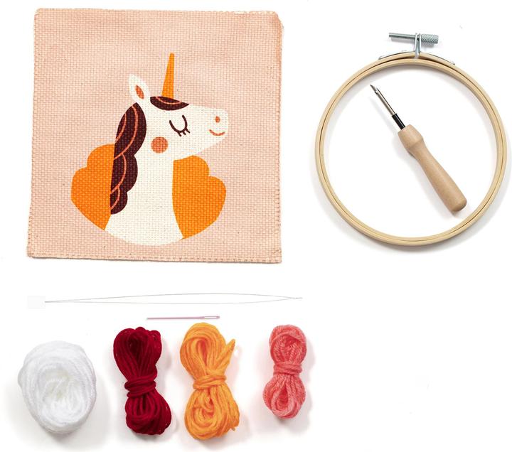 Actual product image Clairefontaine Punch Needle, Unicorn