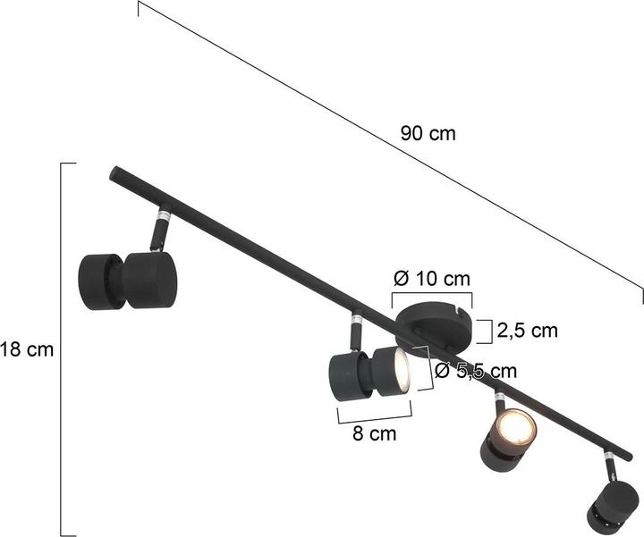 Produktbild Steinhauer Natasja LED (1920 lm, GU10)
