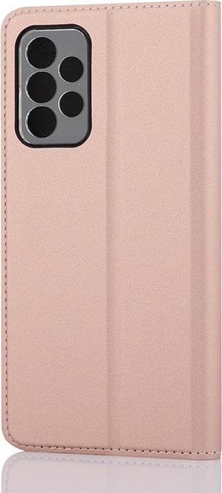 Actual product image Wave BookCase -suojakotelo, Samsung Galaxy A52 / A52 / A52s, ruusukulta (Samsung Galaxy A52s 5G, Samsung Galaxy A52 5G, Samsung Galaxy A52)