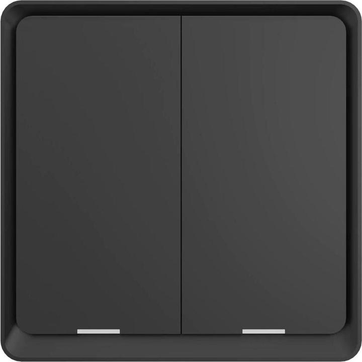 Marmitek Funk-Taster Push LO 2-fach, Zigbee 3.0, Schwarz
