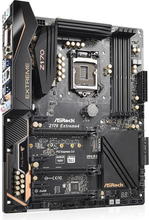 Produktbild AsRock Z170 Extreme4 (LGA 1151, Intel Z170, ATX)