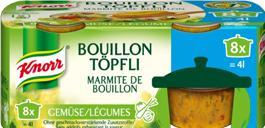 Image du produit Knorr Marmite de bouillon riche en légumes, consistance moelleuse pour sauces, plats de viande & wok (4000 ml)