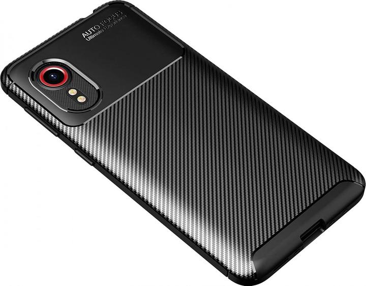 Produktbild Screenguard Samsung Galaxy Xcover 5 Hülle Carbon Design TPU Case (Samsung Galaxy Xcover 5)