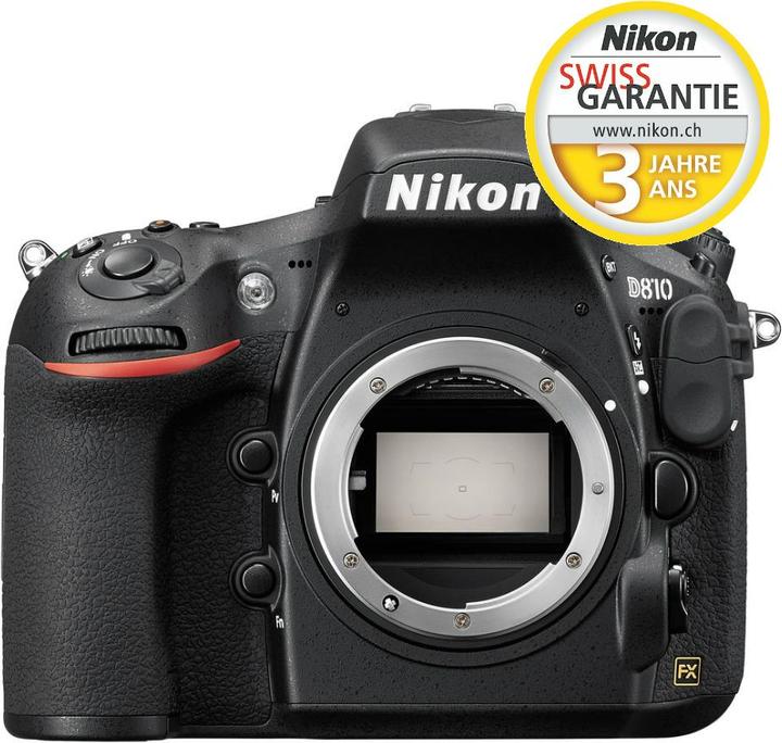 Nikon Corpo della D810 - 3 anni di garanzia Swiss (36.30 Mpx, Full frame / FX)