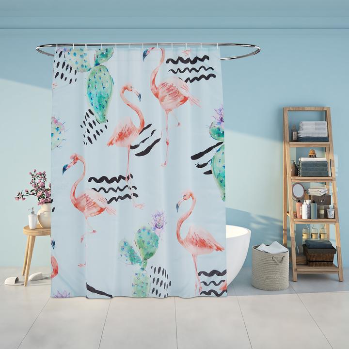 Actual product image Relaxdays Shower screen (180 x 0.1 x 200 cm)
