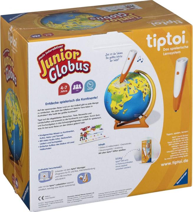 Productafbeelding tiptoi Interactie. Jun.Globe '22 D (Duits)