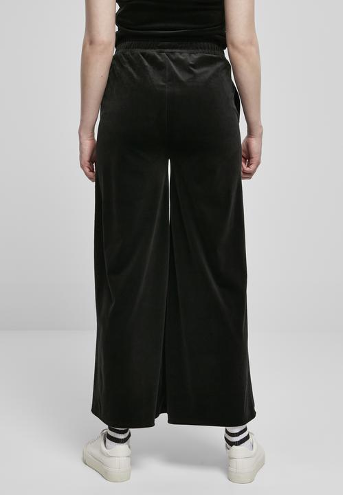 Urban Classics Ladies High Waist Straight Velvet Sweatpants
