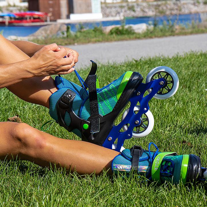 Actual product image Story Urban adjustable inline skates green 39-42 (1100005047881) (40)