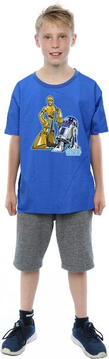 Produktbild Star Wars C3PO And R2D2 Character TShirt Jungen (128)