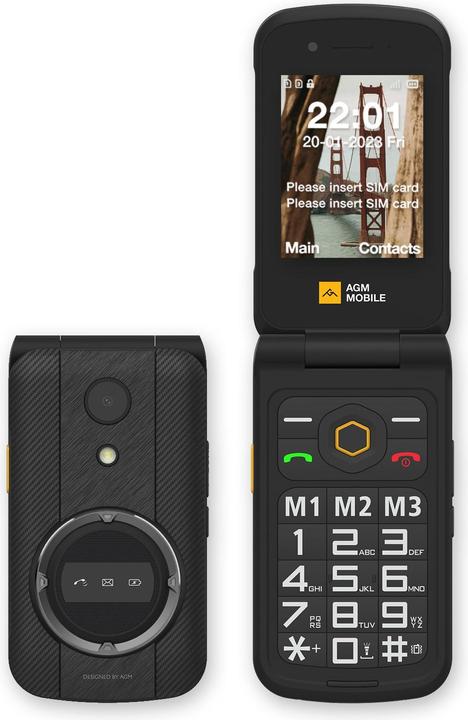 Actual product image AGM M8 128MB 4G BLACK (2.80", 0.08 Mpx, 4G)