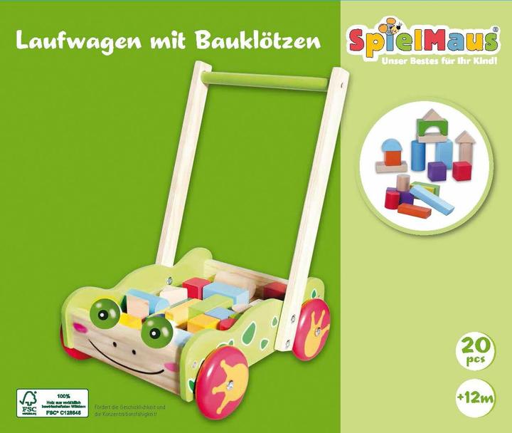 Produktbild Spielmaus Laufwagen